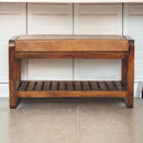 Buffalo Slatted Hallway Bench Artisan