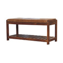 Buffalo Slatted Hallway Bench Artisan