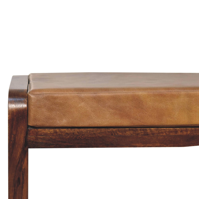 Small Buffalo Slatted Hallway Bench Artisan