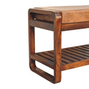 Small Buffalo Slatted Hallway Bench Artisan