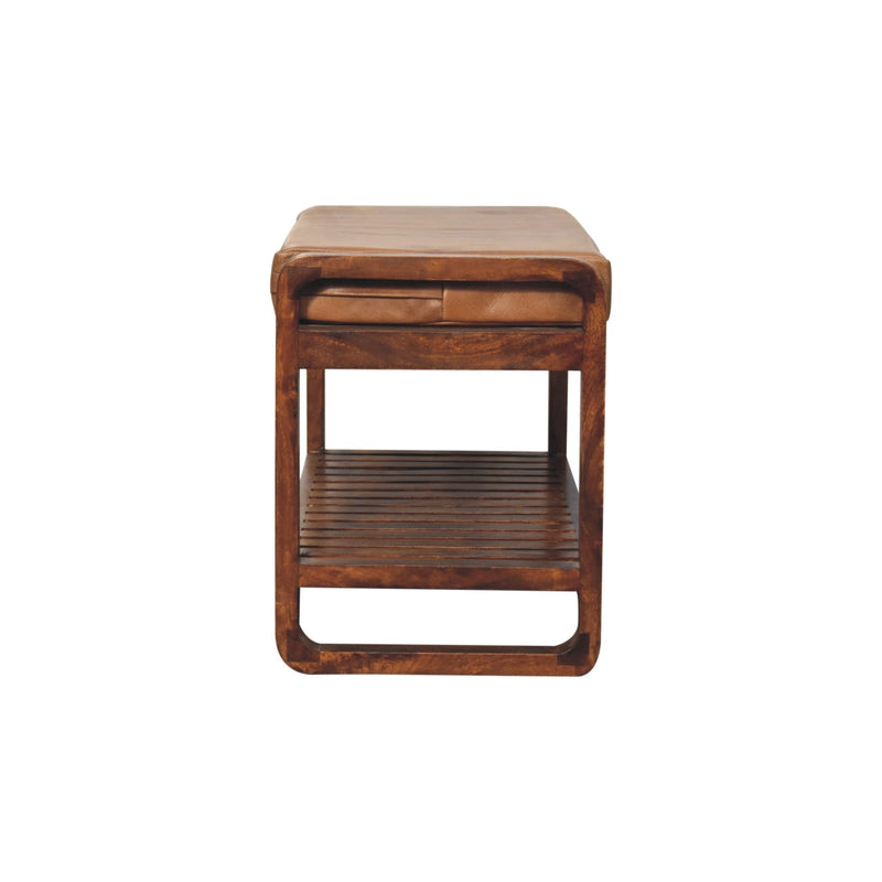 Small Buffalo Slatted Hallway Bench Artisan
