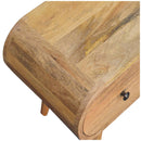 Oak-ish Circular TV Unit Artisan