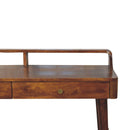 Elevated Chestnut Console Table Artisan