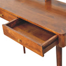 Elevated Chestnut Console Table Artisan