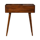 Open-top Chestnut Console Table
