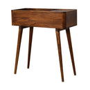 Open-top Chestnut Console Table
