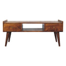 Elevated Chestnut Media Unit Artisan