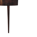 Backless Mounted Chestnut Console Table Artisan
