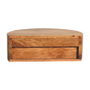 Large Wall Mounted Rounded Bedside Nightstand Artisan