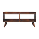 Open-top Chestnut Media Unit Artisan