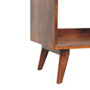 Open-top Chestnut Media Unit Artisan