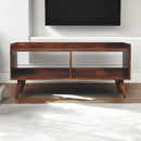 Open-top Chestnut Media Unit Artisan