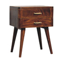 Chestnut T-Bar Nordic Nightstand Artisan