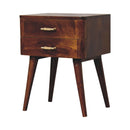 Chestnut T-Bar Nordic Nightstand Artisan
