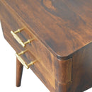 Chestnut T-Bar Nordic Nightstand Artisan