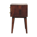 Chestnut T-Bar Nordic Nightstand Artisan
