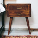 Chestnut T-Bar Nordic Nightstand Artisan
