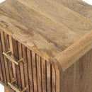 T-bar Ridged nightstand