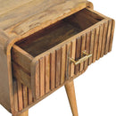 T-bar Ridged nightstand