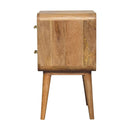 T-bar Ridged nightstand