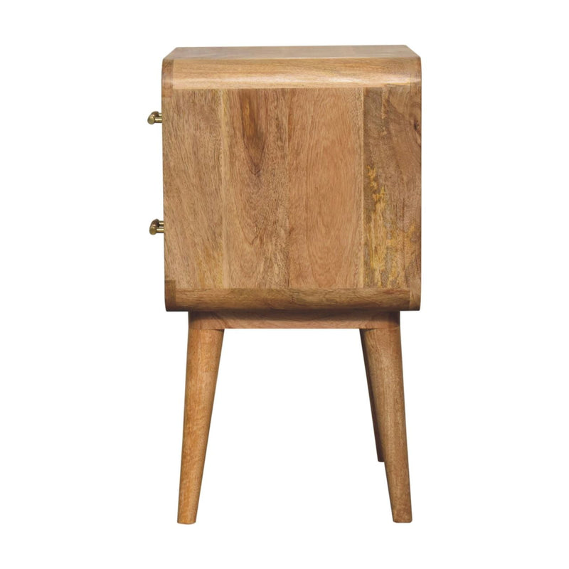 T-bar Ridged nightstand