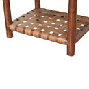 Chestnut T-Bar Bedside Nightstand Artisan