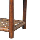 Chestnut T-Bar Bedside Nightstand Artisan