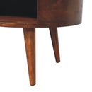 Large Chestnut Wave Coffee Table Artisan