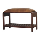 Buffalo Slatted Square Bench Artisan