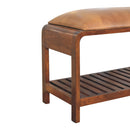 Buffalo Slatted Square Bench Artisan