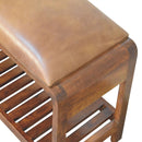 Buffalo Slatted Square Bench Artisan