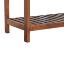 Buffalo Slatted Square Bench Artisan