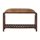 Buffalo Slatted Square Bench Artisan