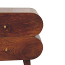 Bubble Chestnut Bedside Nightstand Artisan