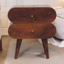 Bubble Chestnut Bedside Nightstand Artisan