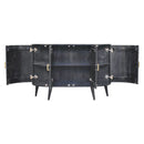 Ash Black T-Bar Quad Cabinet Artisan