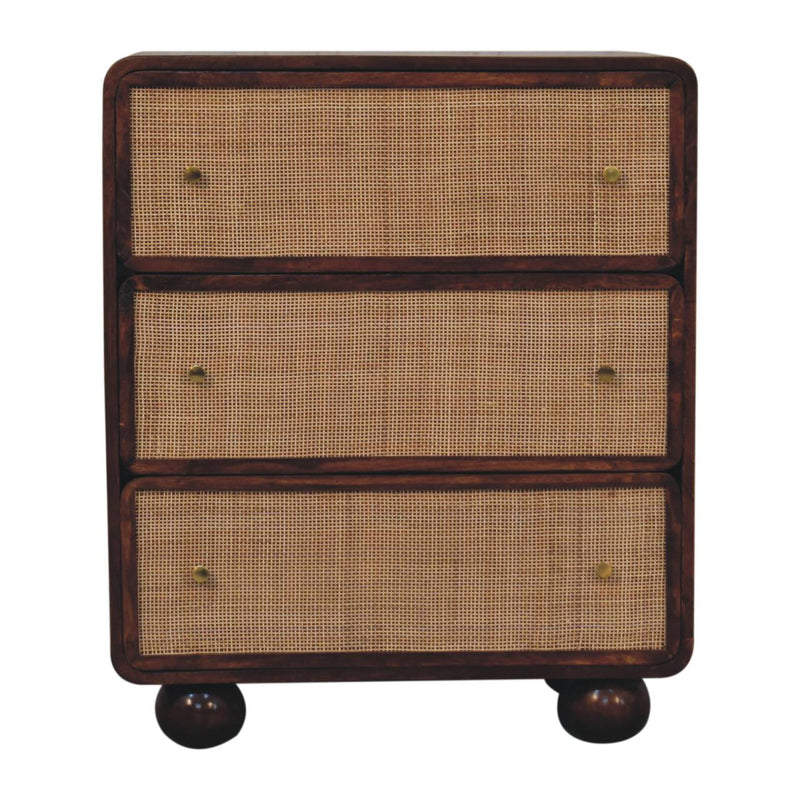 Chestnut Woven Chest Artisan