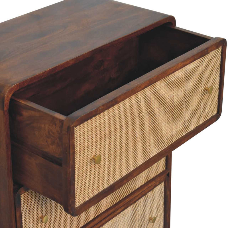 Chestnut Woven Chest Artisan