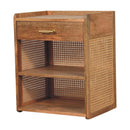 Larissa T-Bar Open Bedside Nightstand Artisan