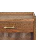 Larissa T-Bar Open Bedside Nightstand Artisan