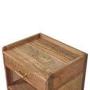 Larissa T-Bar Open Bedside Nightstand Artisan