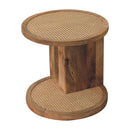 Close-knit Corner End Table Artisan
