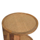 Close-knit Corner End Table Artisan