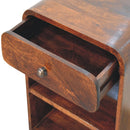 Aspen Open Bedside Nightstand Artisan