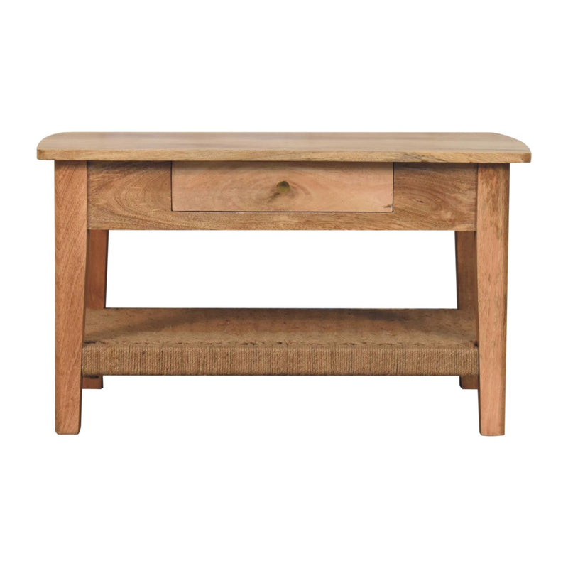 Rope 2 Drawers Coffee Table Artisan