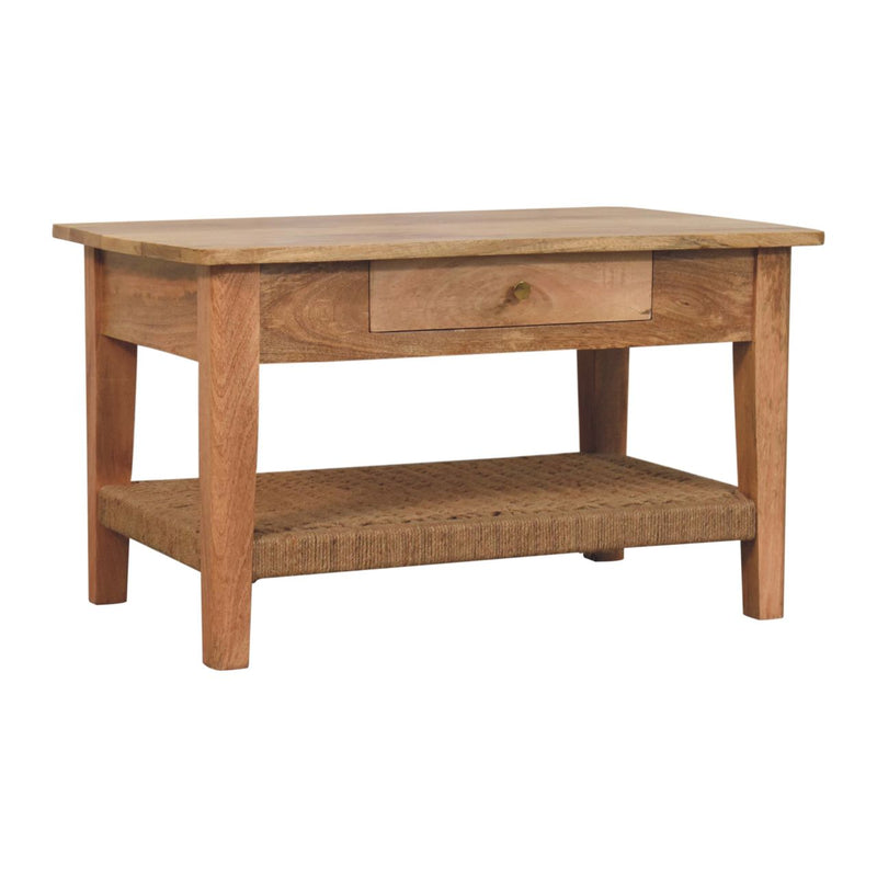 Rope 2 Drawers Coffee Table Artisan