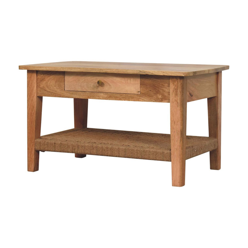 Rope 2 Drawers Coffee Table Artisan