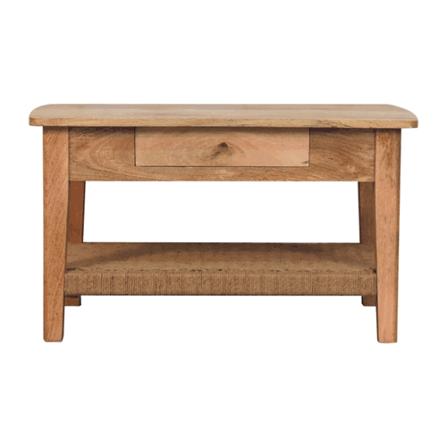 Rope 2 Drawers Coffee Table Artisan