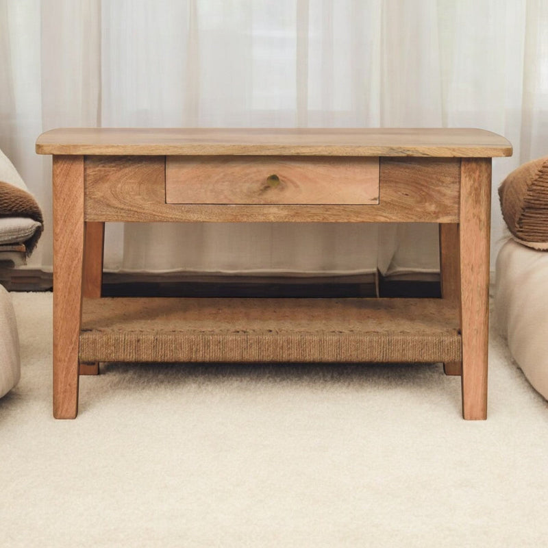 Rope 2 Drawers Coffee Table Artisan