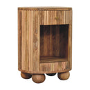 Soba Ball Open Slot Bedside Nightstand Artisan